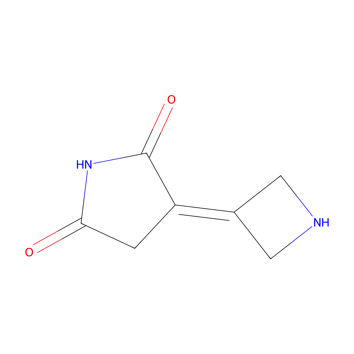 3-(Azetidin-3-ylidene)pyrrolidine-2,5-dione molecular structure, CAS 2253630-04-3