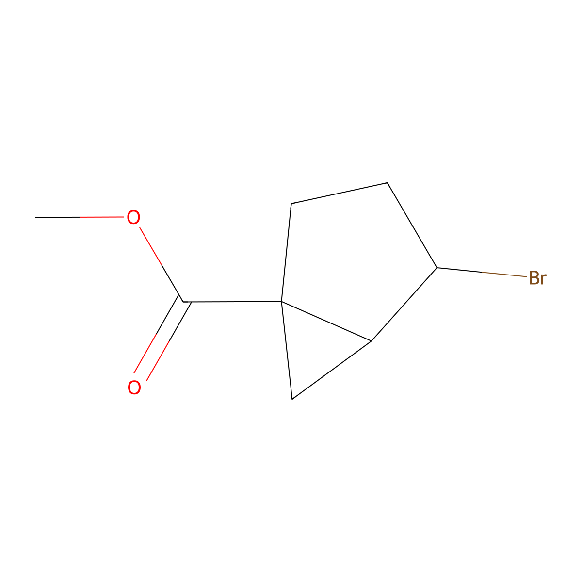 rac-methyl (1R,4R,5R)-4-bromobicyclo[3.1.0]hexane-1-carboxylate molecular structure, CAS 2253630-55-4