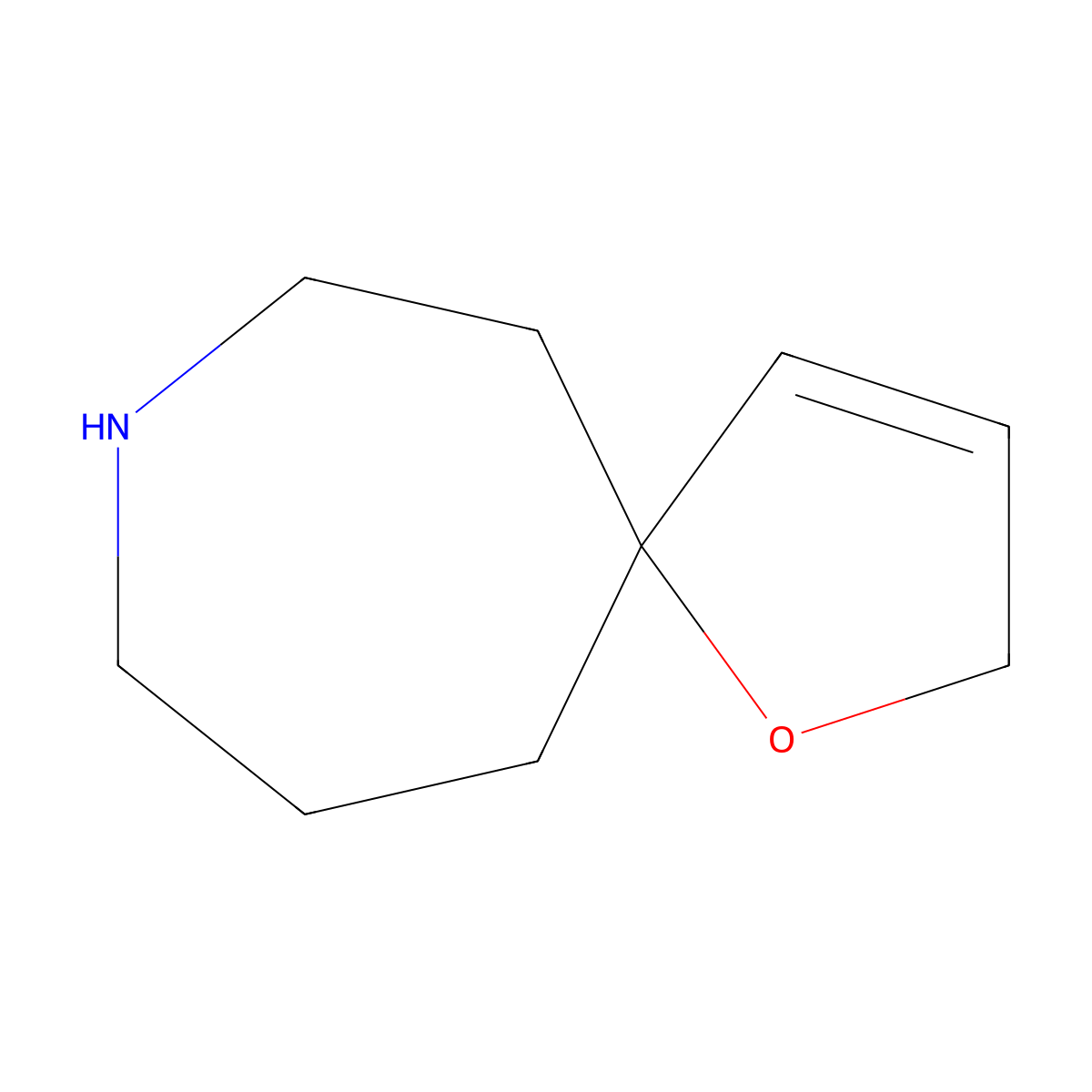 1-Oxa-8-azaspiro[4.6]undec-3-ene molecular structure, CAS 2253630-58-7