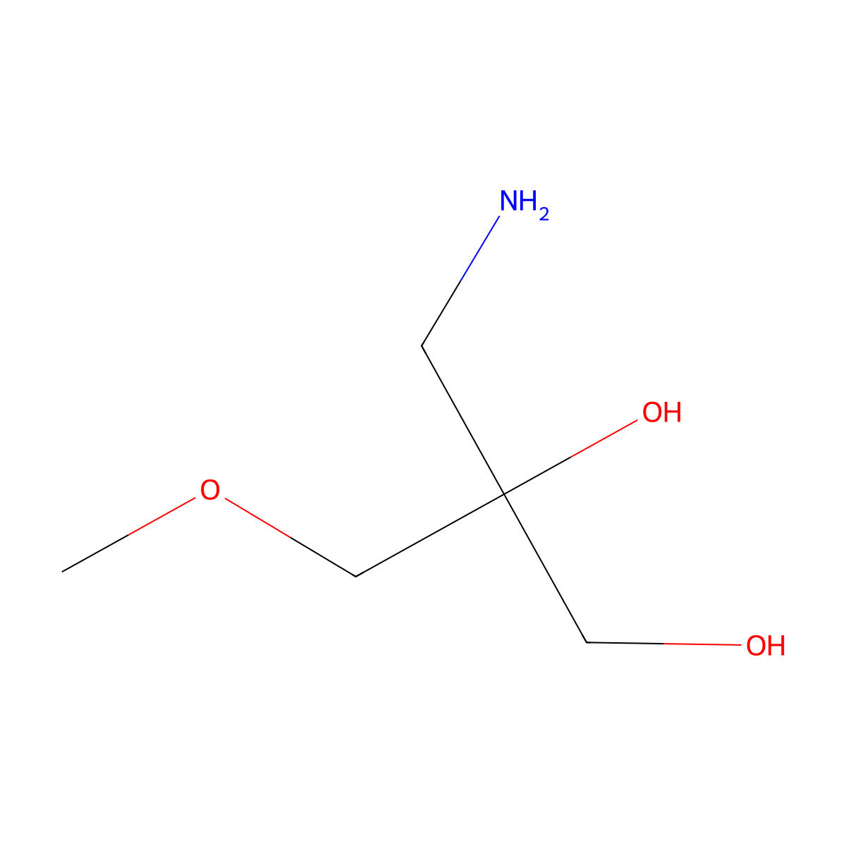 3-Amino-2-(methoxymethyl)propane-1,2-diol molecular structure, CAS 2253630-62-3