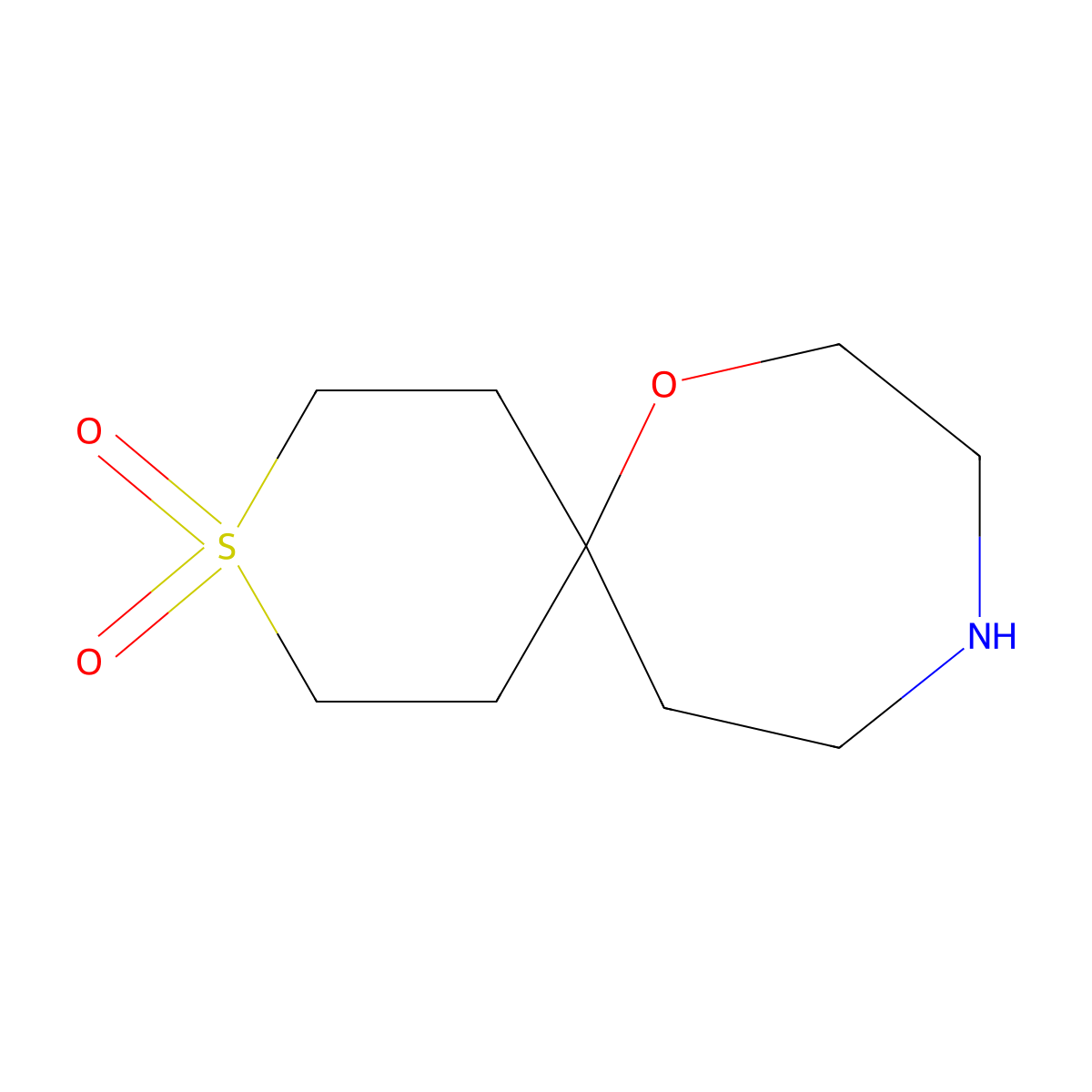 7-Oxa-3lambda6-thia-10-azaspiro[5.6]dodecane-3,3-dione molecular structure, CAS 2253630-79-2