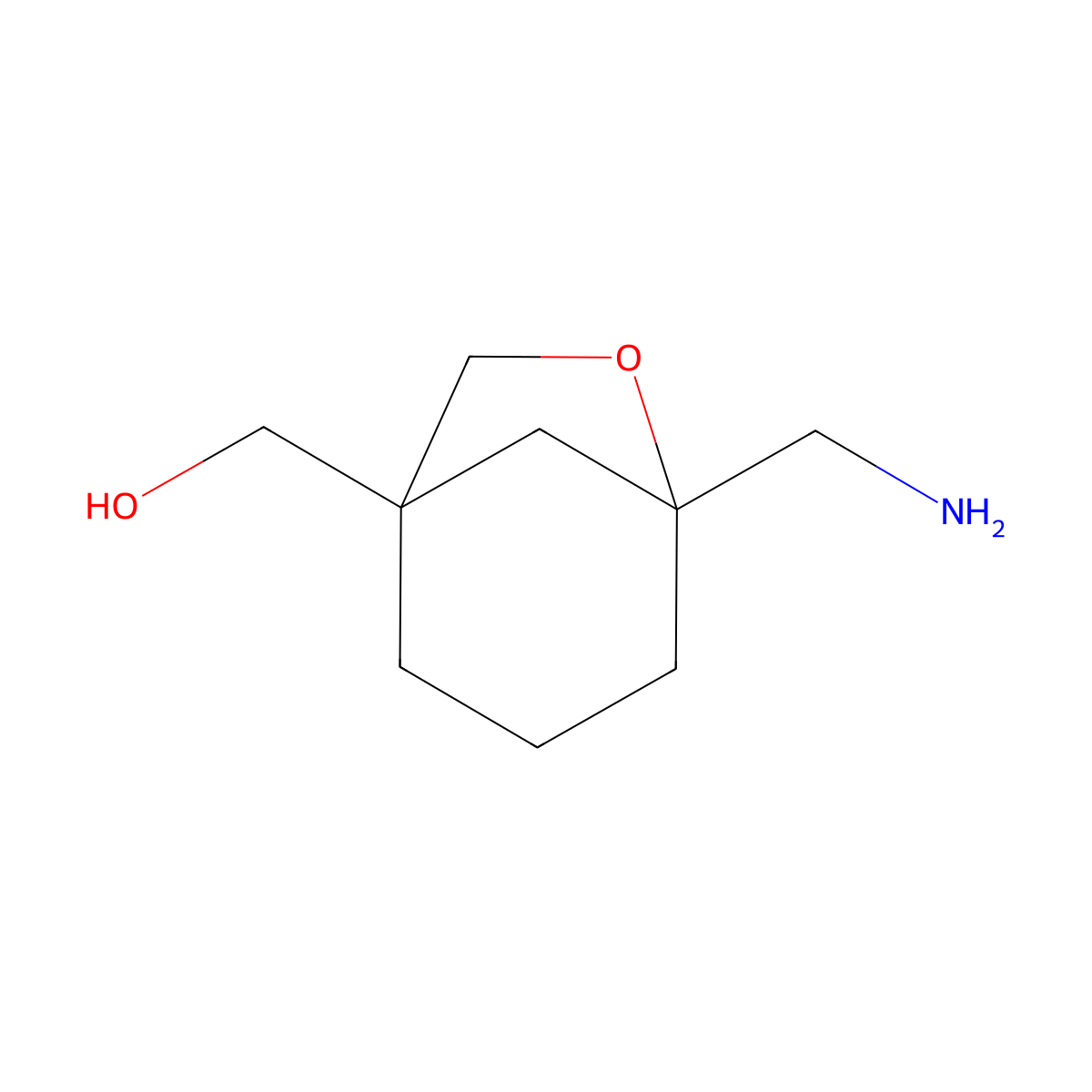[5-(Aminomethyl)-6-oxabicyclo[3.2.1]octan-1-yl]methanol molecular structure, CAS 2253630-92-9