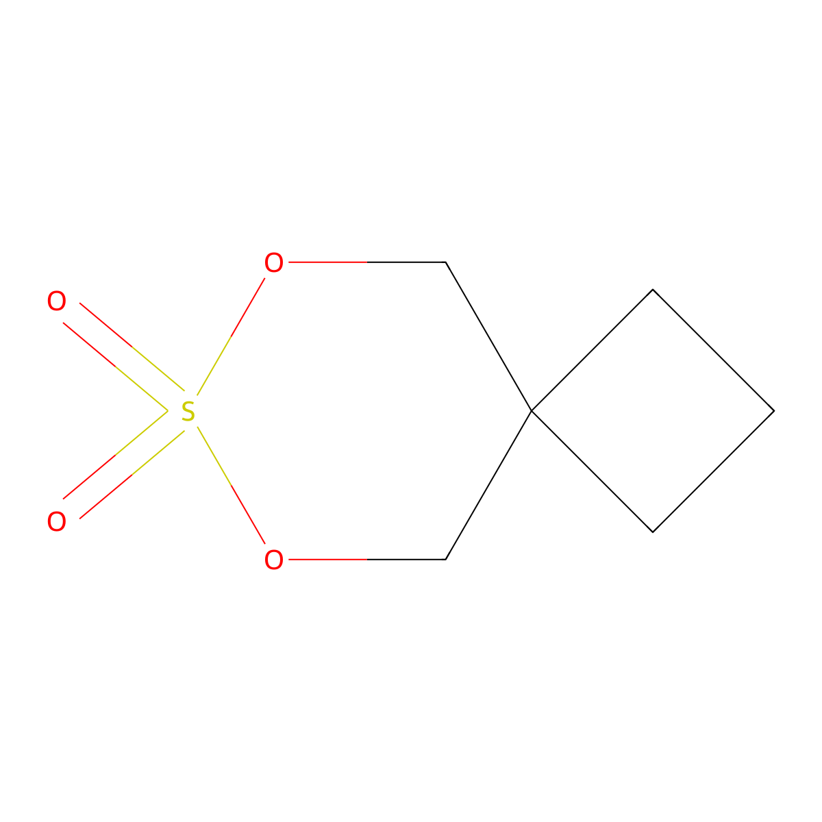6,8-Dioxa-7lambda6-thiaspiro[3.5]nonane-7,7-dione molecular structure, CAS 2253631-09-1