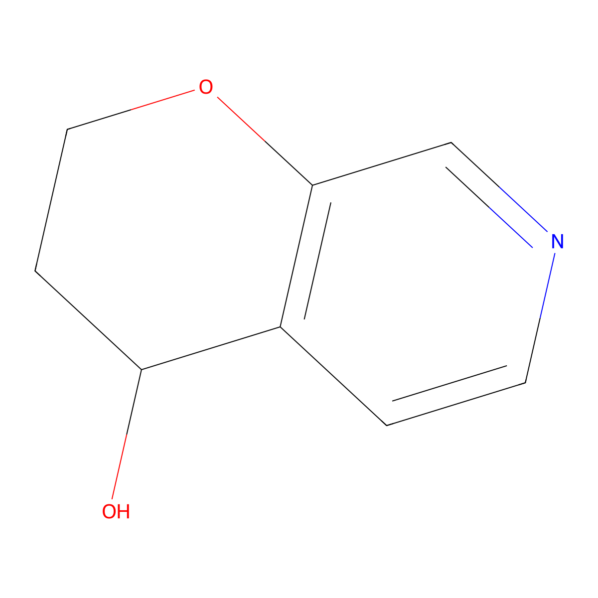 2H,3H,4H-pyrano[2,3-c]pyridin-4-ol molecular structure, CAS 2253631-79-5