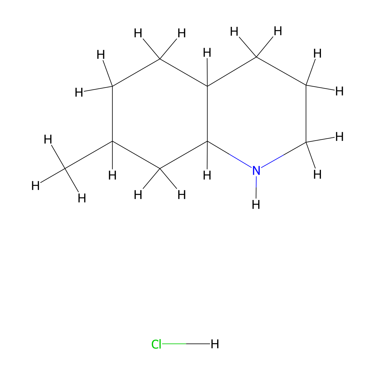 7-Methyl-decahydroquinoline hydrochloride molecular structure, CAS 2253632-38-9
