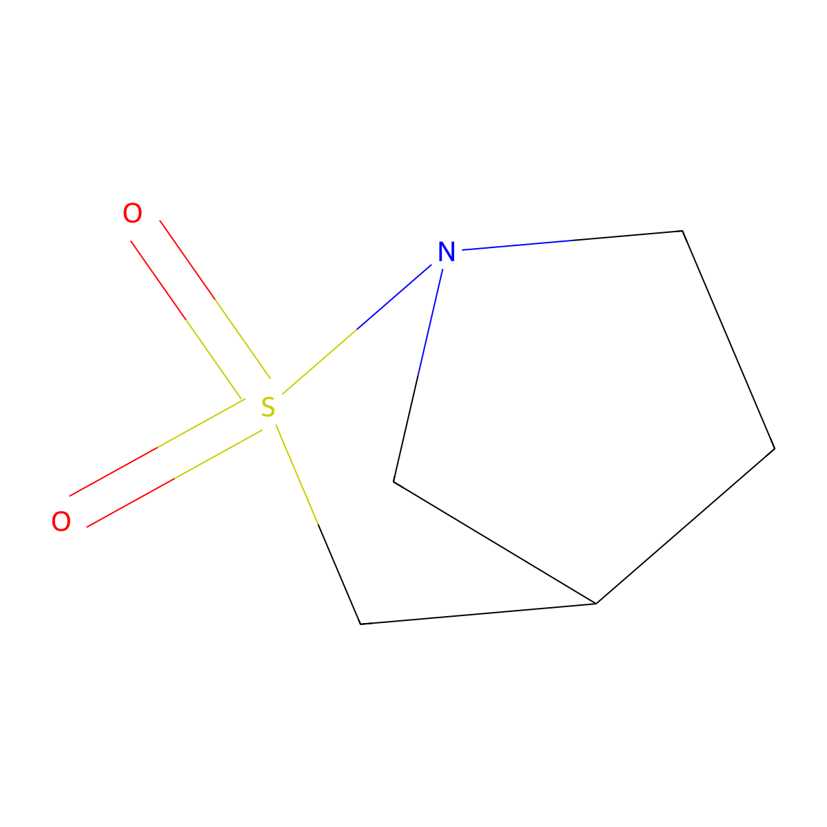2lambda6-Thia-1-azabicyclo[2.2.1]heptane-2,2-dione molecular structure, CAS 2253632-40-3