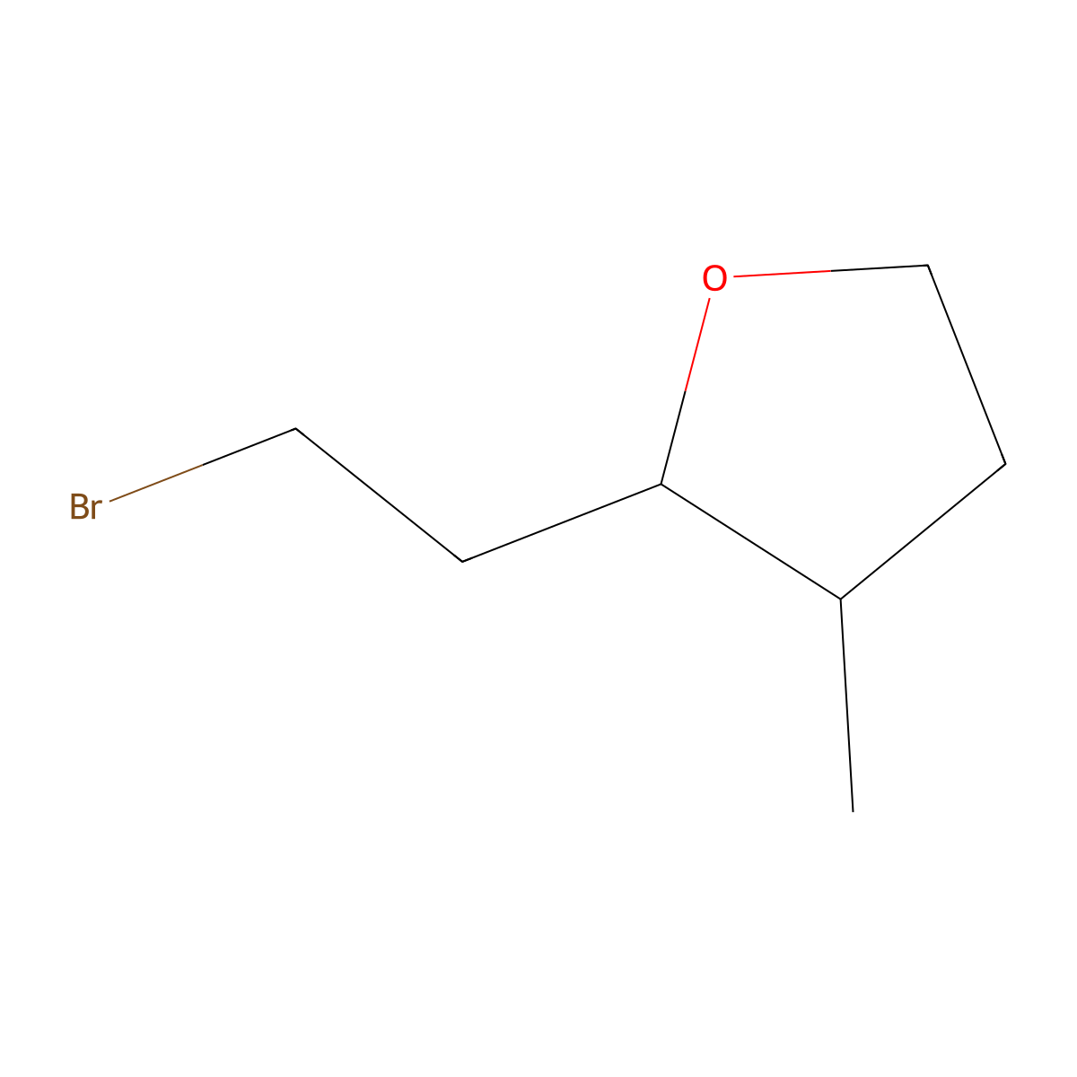 2-(2-Bromoethyl)-3-methyloxolane molecular structure, CAS 2253632-47-0