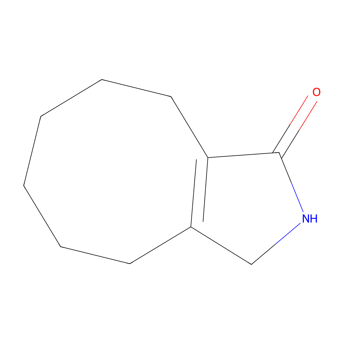 1H,2H,3H,4H,5H,6H,7H,8H,9H-cycloocta[c]pyrrol-1-one molecular structure, CAS 2253632-52-7