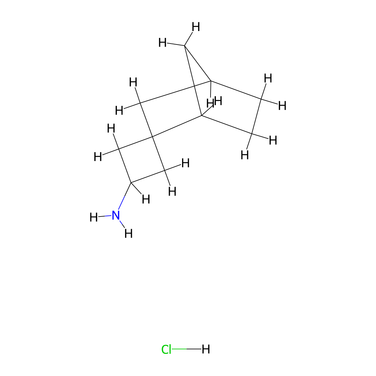 Spiro[bicyclo[2.2.1]heptane-2,1'-cyclobutane]-3'-amine hydrochloride molecular structure, CAS 2253632-87-8