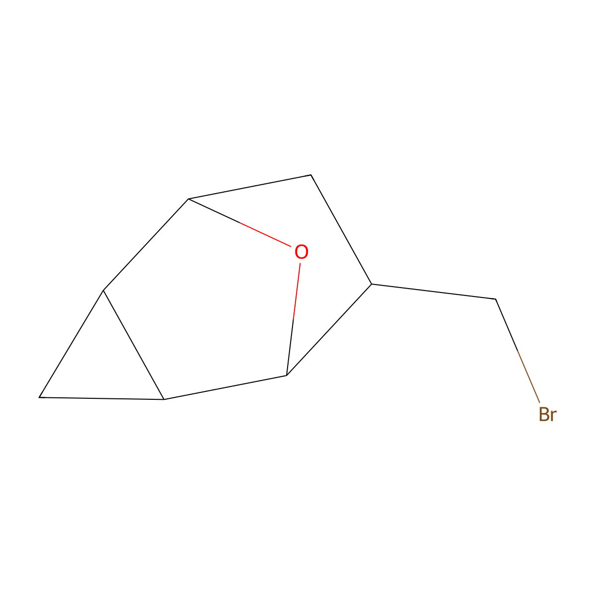 rac-(1R,2S,4R,5R,6S)-6-(bromomethyl)-8-oxatricyclo[3.2.1.0,2,4]octane molecular structure, CAS 2253632-88-9