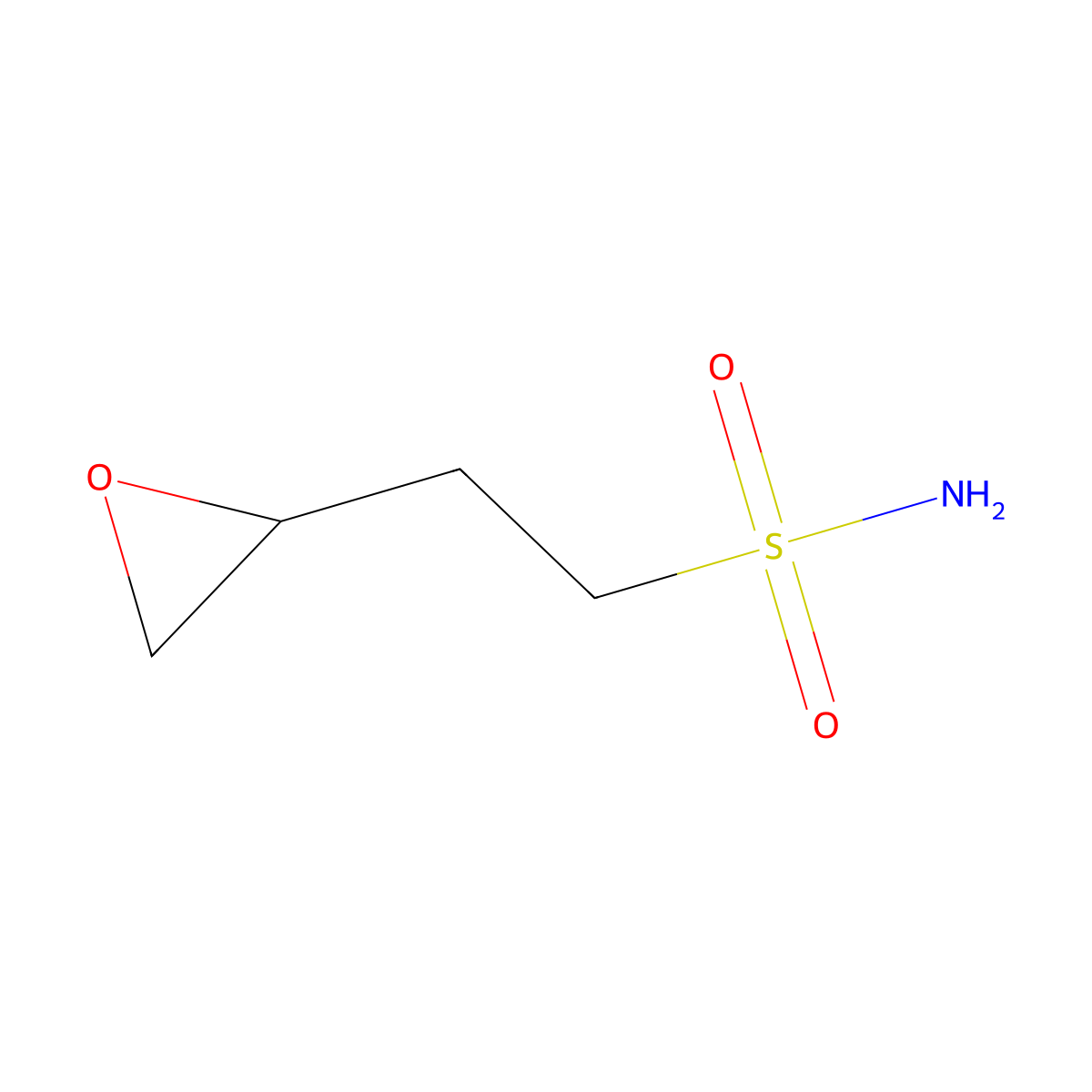 2-(Oxiran-2-yl)ethane-1-sulfonamide molecular structure, CAS 2253632-95-8