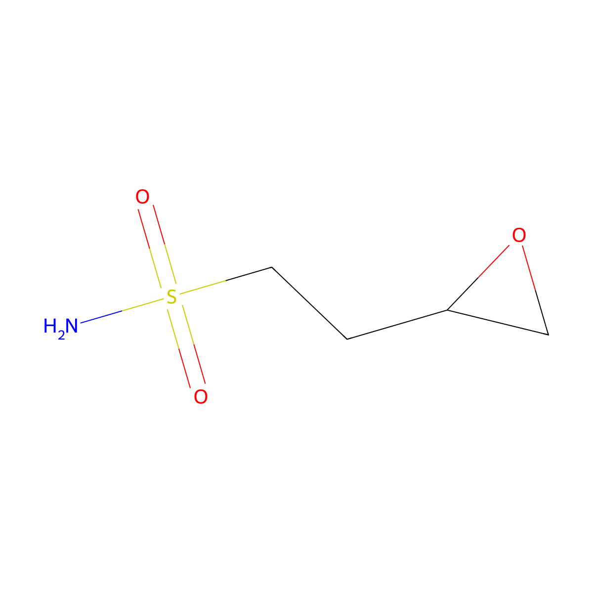 2-(Oxiran-2-yl)ethane-1-sulfonamide molecular structure, CAS 2253632-95-8