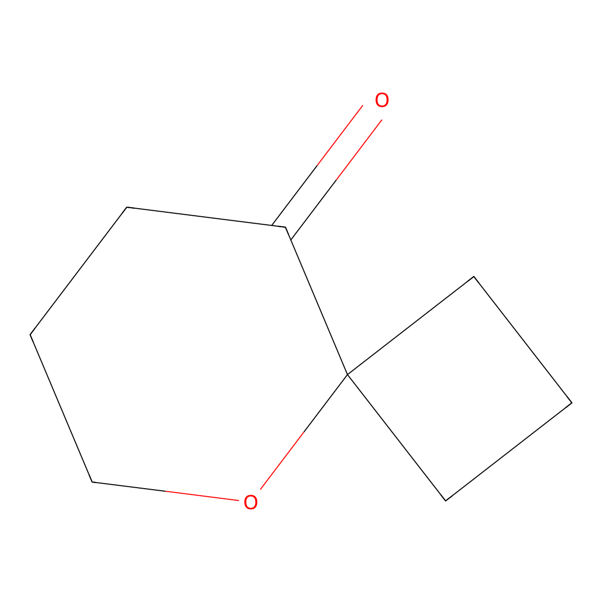 5-Oxaspiro(3.5)nonan-9-one molecular structure, CAS 2253633-04-2
