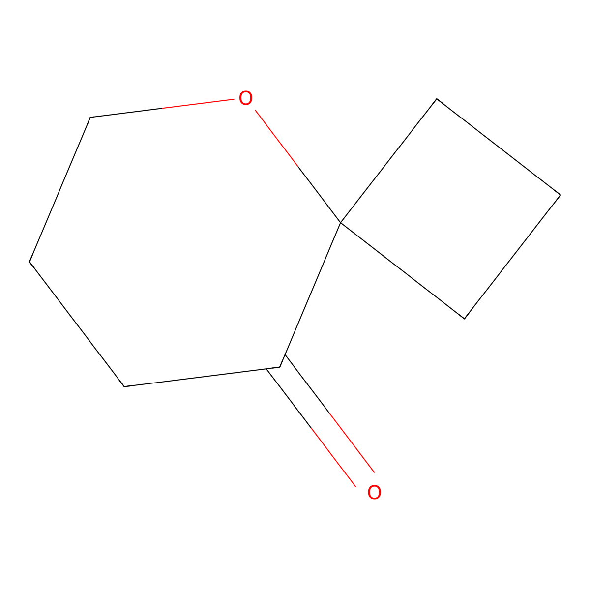 5-Oxaspiro(3.5)nonan-9-one molecular structure, CAS 2253633-04-2