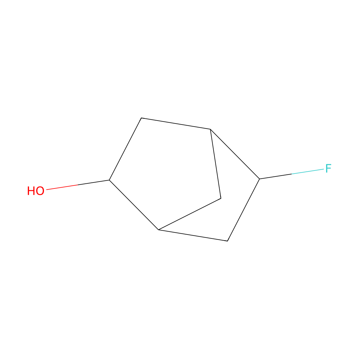 5-Fluorobicyclo[2.2.1]heptan-2-ol molecular structure, CAS 2253638-53-6
