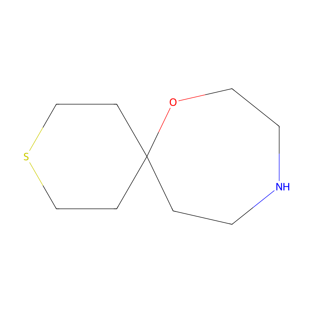 7-Oxa-3-thia-10-azaspiro[5.6]dodecane molecular structure, CAS 2253638-67-2