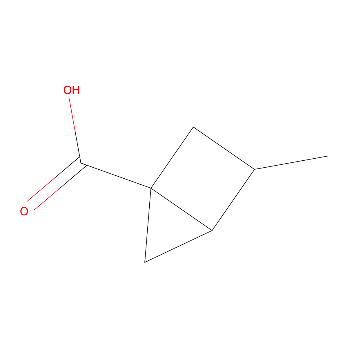 rac-(1R,3R,4R)-3-methylbicyclo[2.1.0]pentane-1-carboxylic acid molecular structure, CAS 2253638-71-8