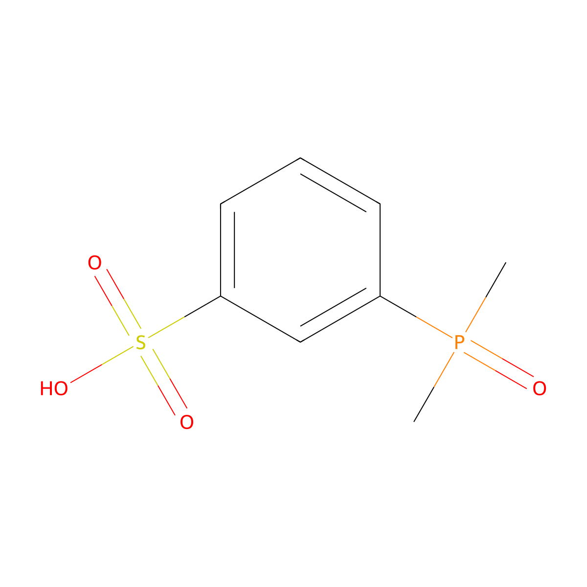 3-(Dimethylphosphoryl)benzene-1-sulfonic acid molecular structure, CAS 2253638-98-9