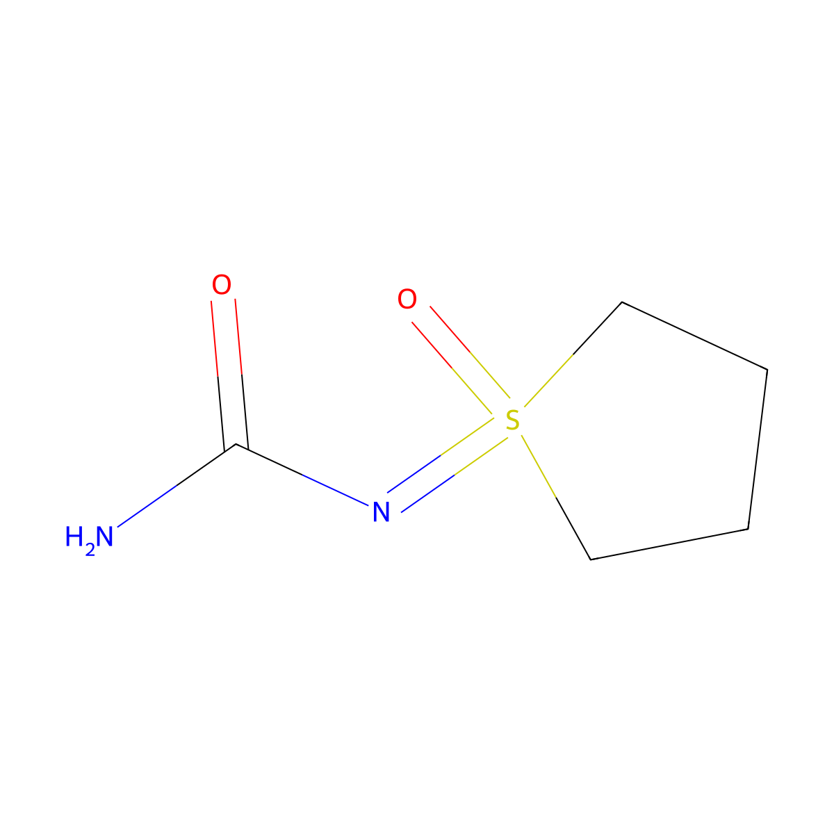 (1-Oxo-1lambda6-thiolan-1-ylidene)urea molecular structure, CAS 2253639-21-1