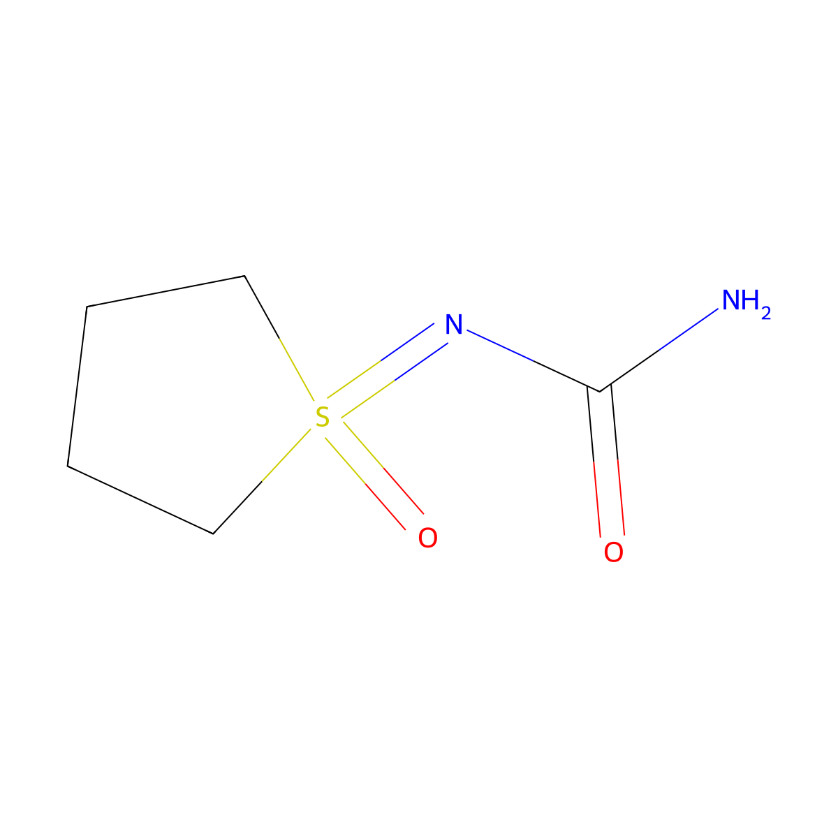 (1-Oxo-1lambda6-thiolan-1-ylidene)urea molecular structure, CAS 2253639-21-1