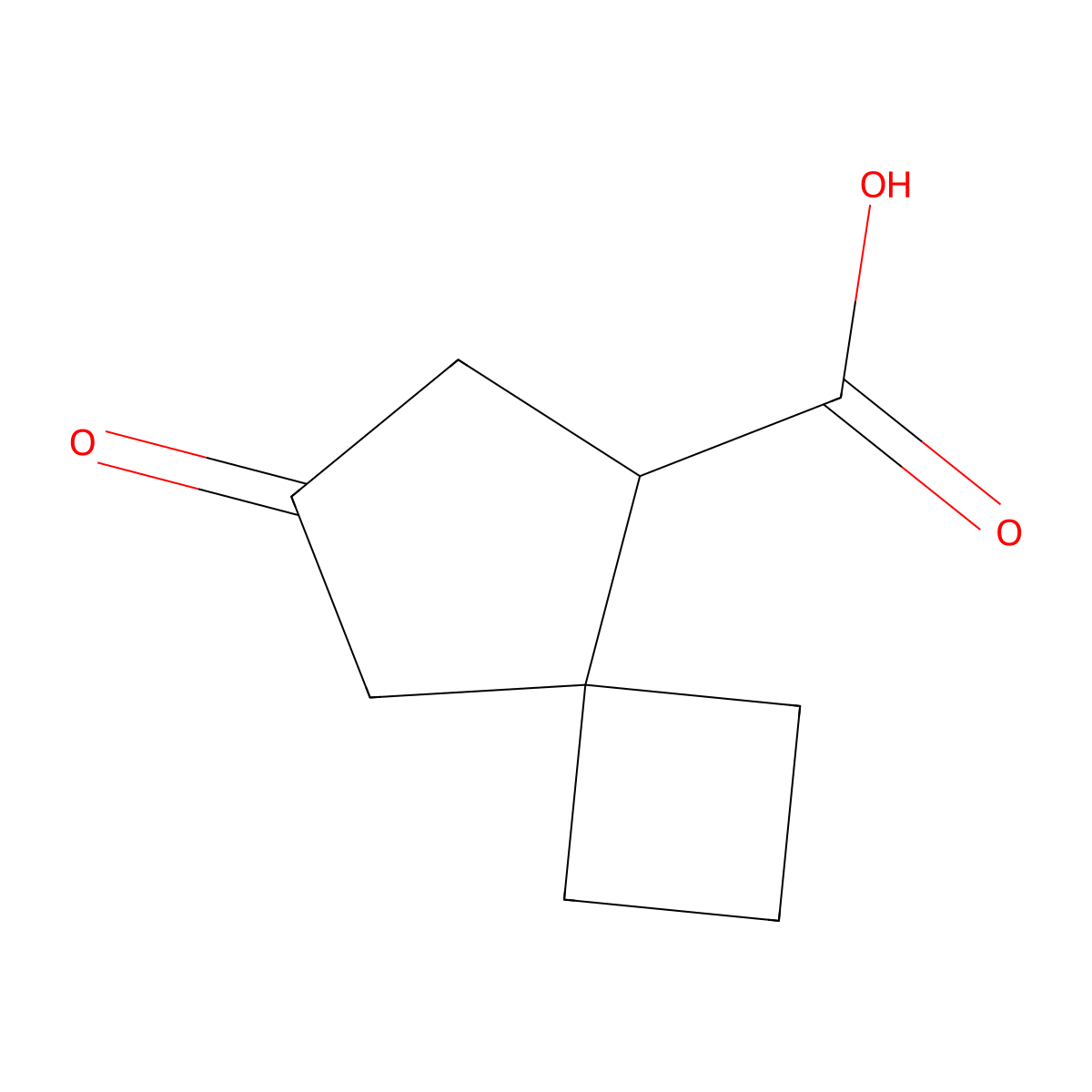 7-Oxospiro[3.4]octane-5-carboxylic acid molecular structure, CAS 2253639-89-1