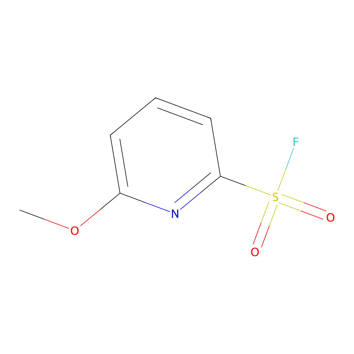 6-Methoxypyridine-2-sulfonyl fluoride molecular structure, CAS 2253640-46-7