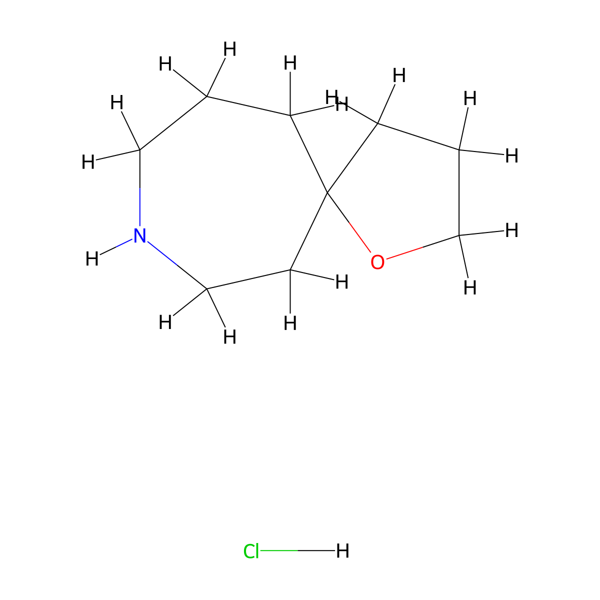 1-Oxa-8-azaspiro[4.6]undecane hydrochloride molecular structure, CAS 2253640-71-8