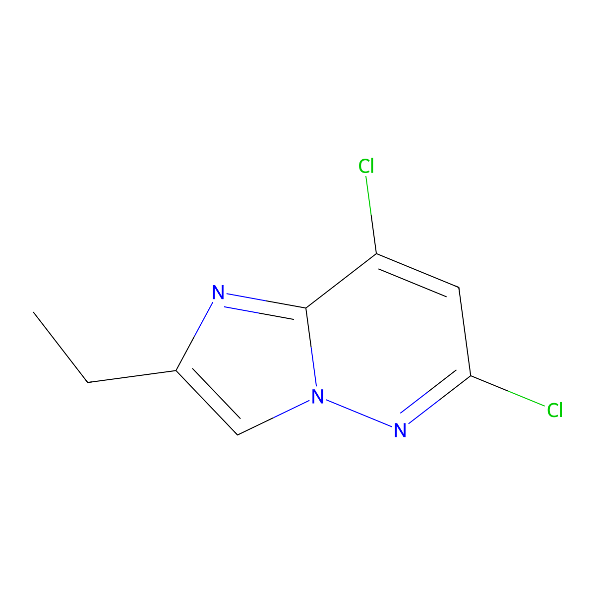 6,8-Dichloro-2-ethylimidazo[1,2-b]pyridazine molecular structure, CAS 2253640-76-3