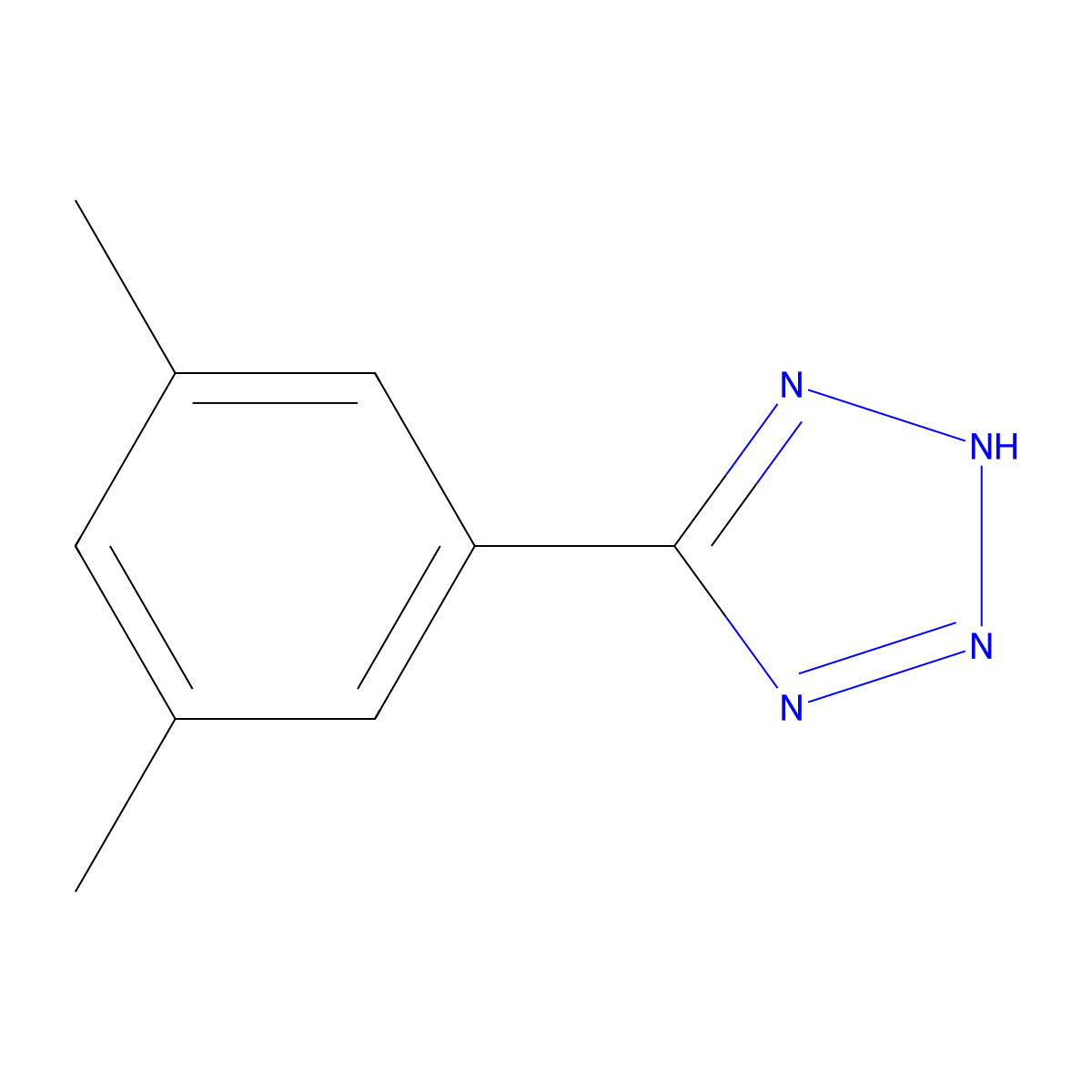 5-(3,5-dimethylphenyl)-2H-tetrazole molecular structure, CAS 2253643-23-9