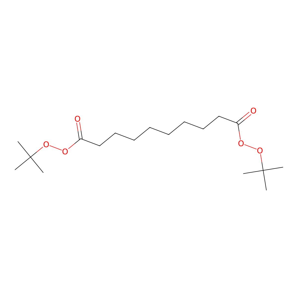 Di-tert-butyl bisperoxysebacate molecular structure, CAS 22537-96-8