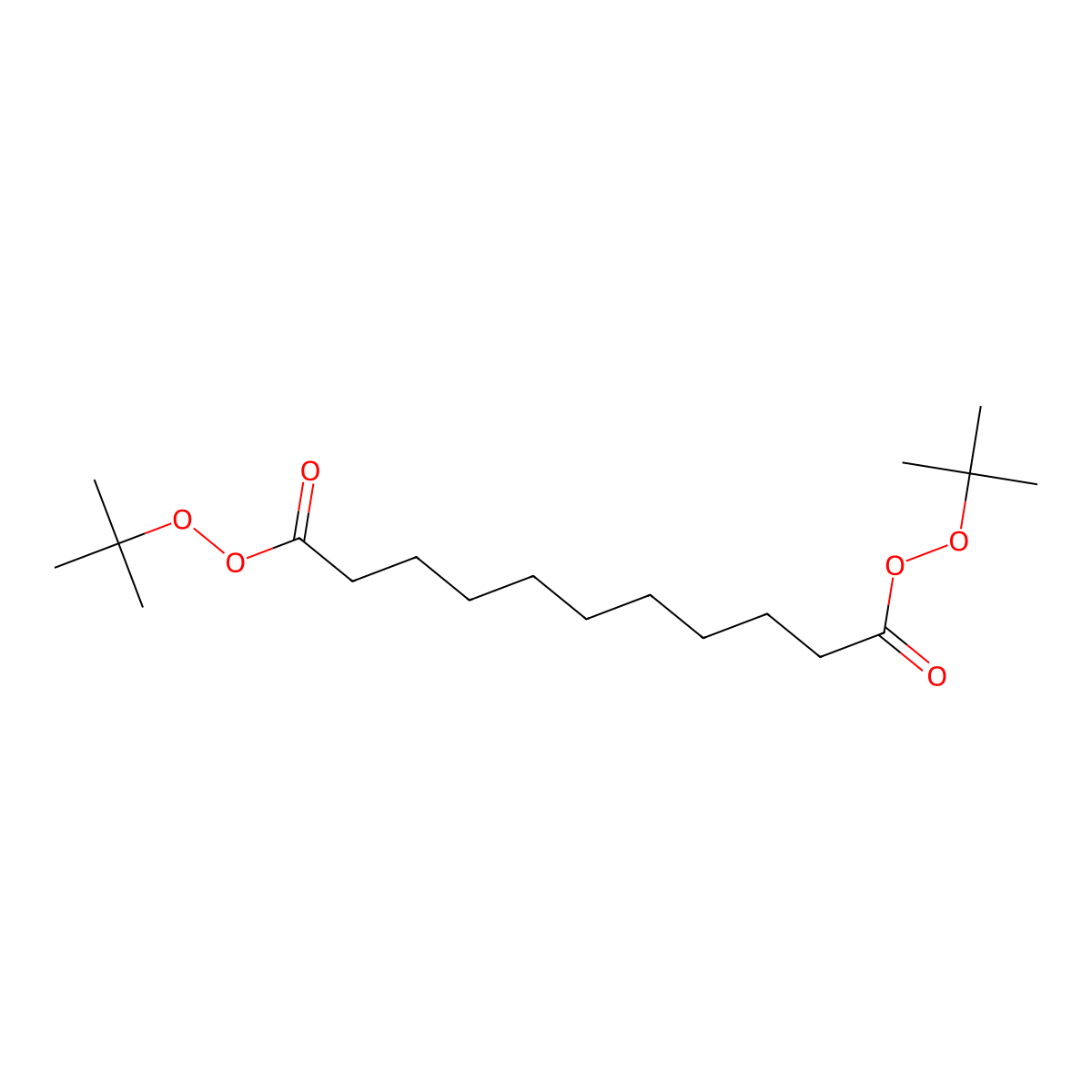 Di-tert-butyl peroxyundecanedioate molecular structure, CAS 22537-97-9
