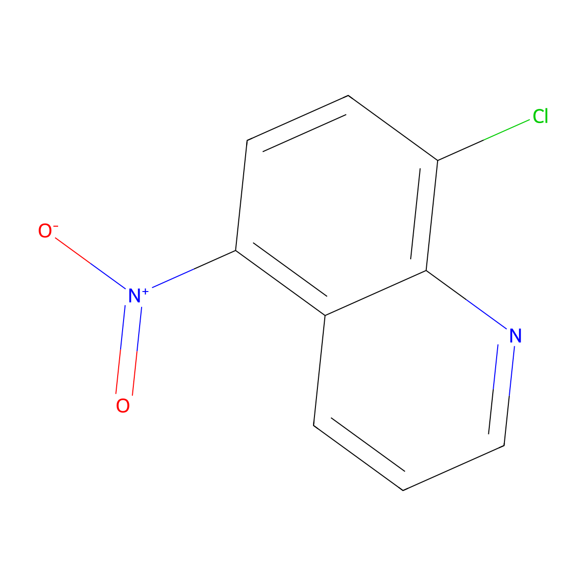 8-Chloro-5-nitroquinoline molecular structure, CAS 22539-55-5