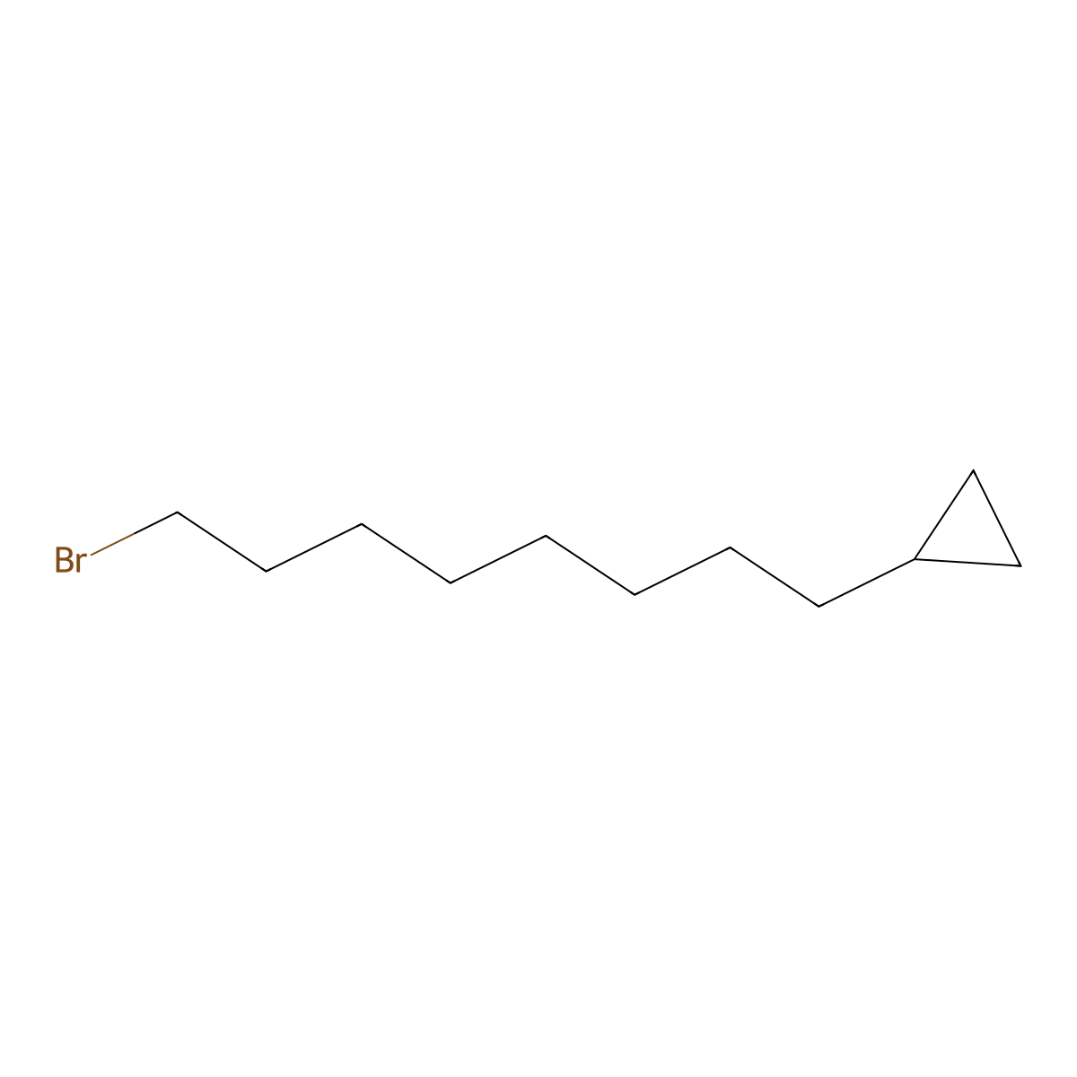 (8-Bromooctyl)cyclopropane molecular structure, CAS 2253968-15-7