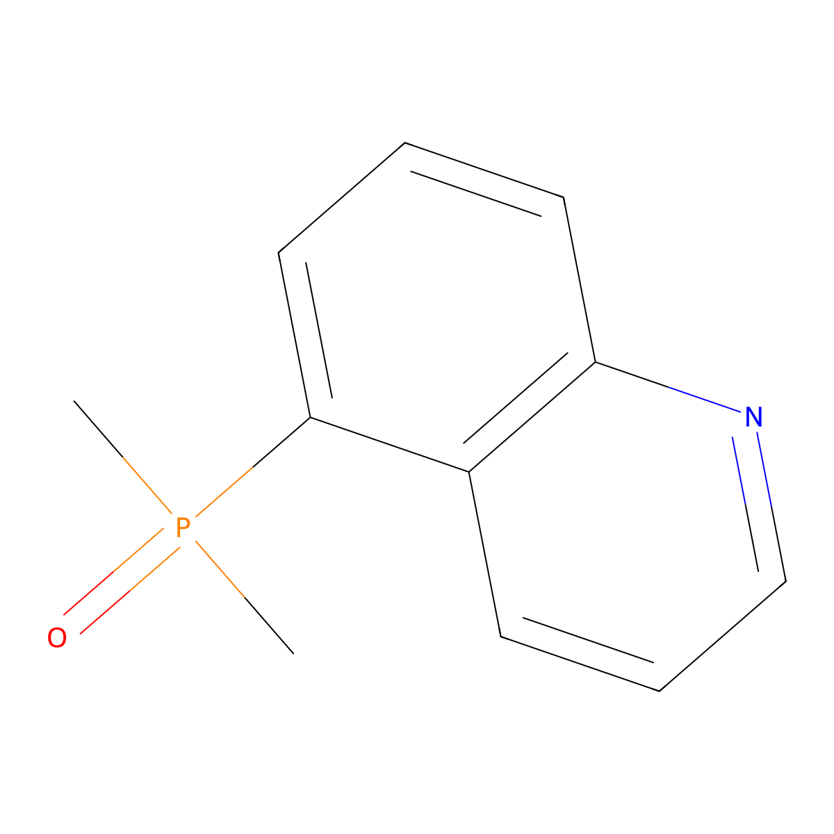 Dimethyl(quinolin-5-yl)phosphine oxide molecular structure, CAS 2254055-97-3