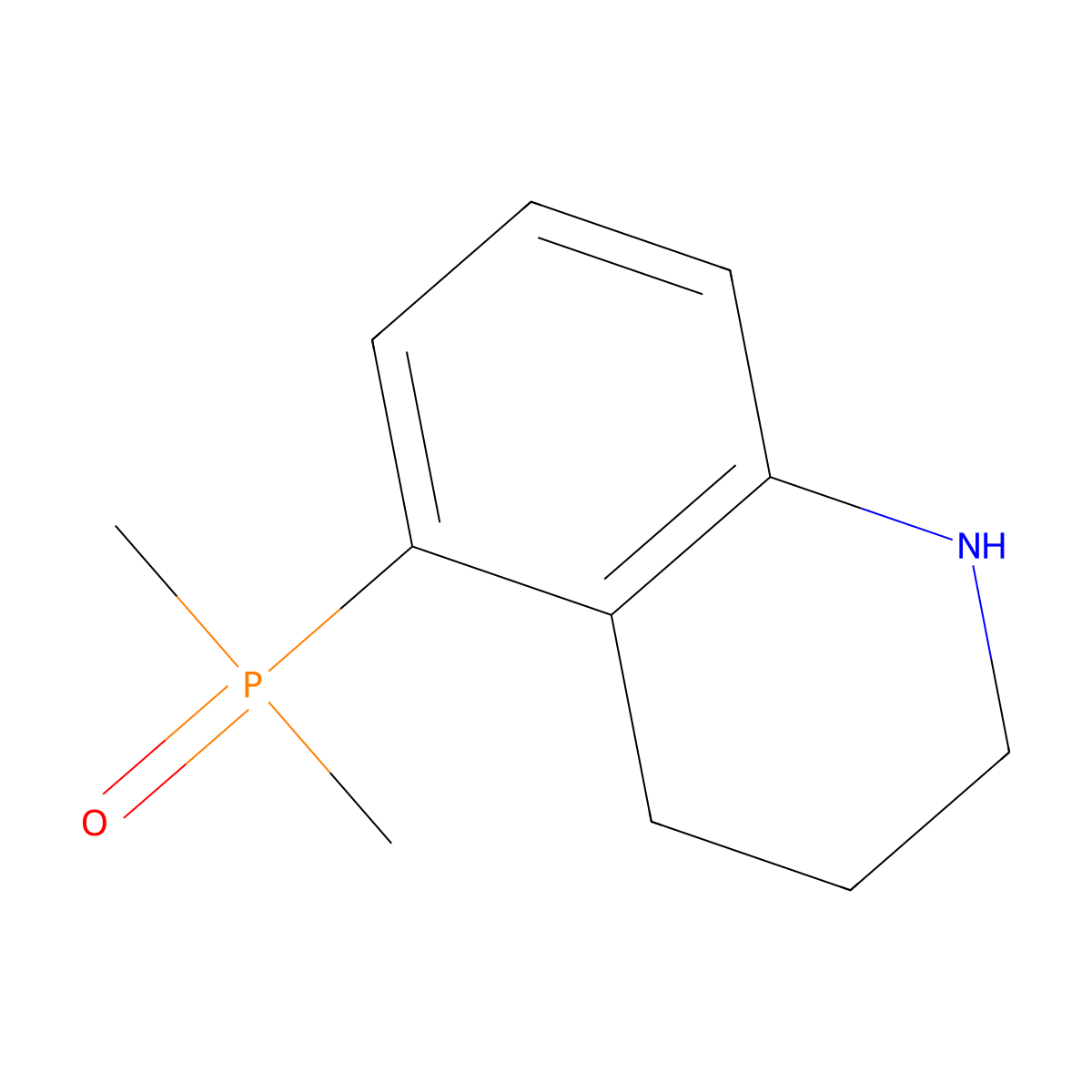 Dimethyl(1,2,3,4-tetrahydroquinolin-5-yl)phosphine oxide molecular structure, CAS 2254055-98-4