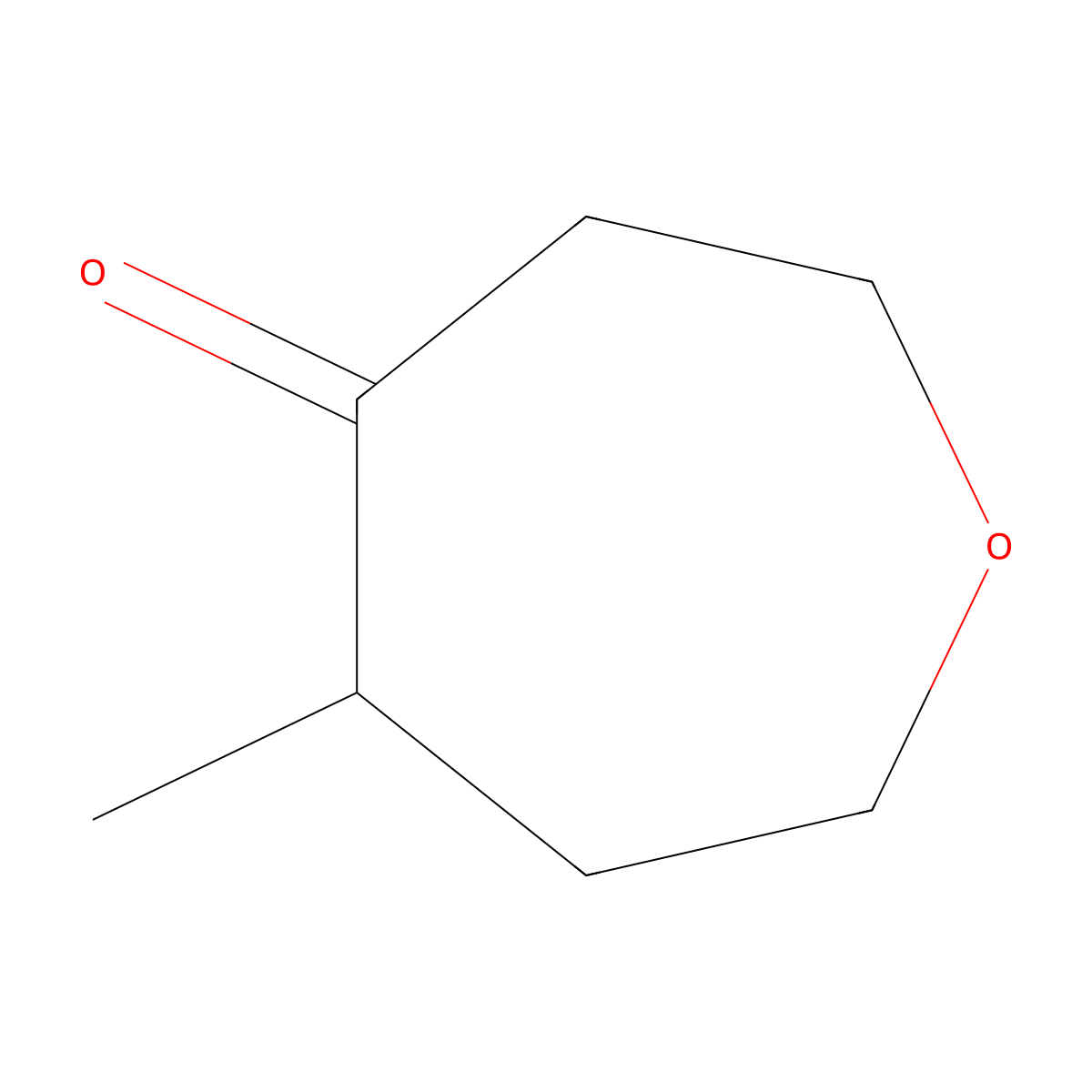 5-Methyloxepan-4-one molecular structure, CAS 2254098-91-2