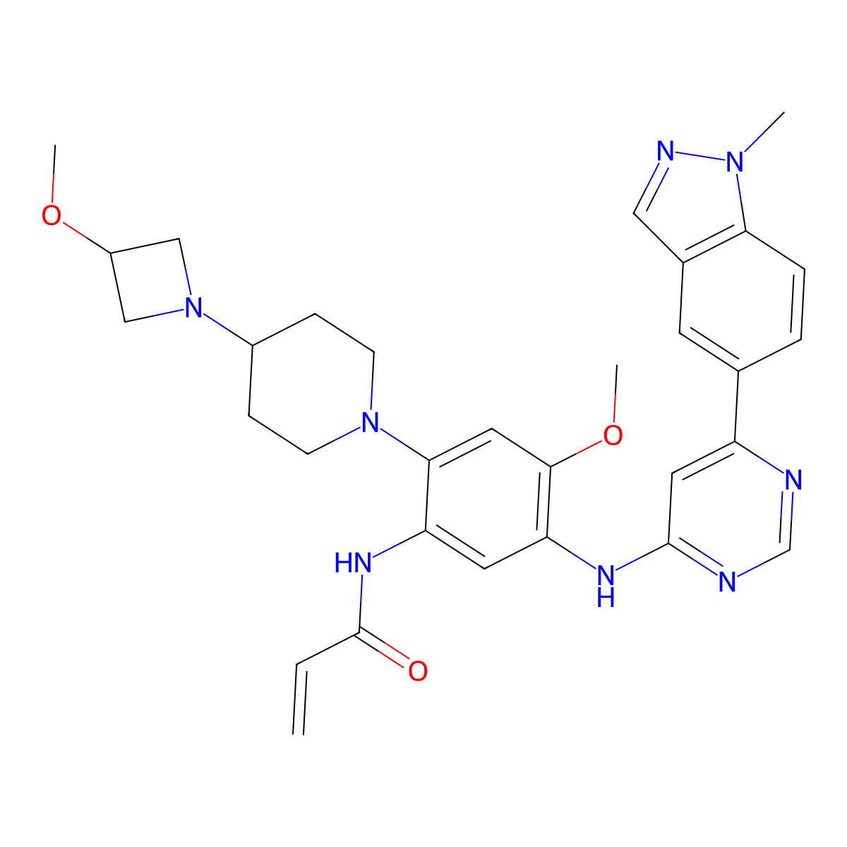 Andamertinib molecular structure, CAS 2254145-43-0