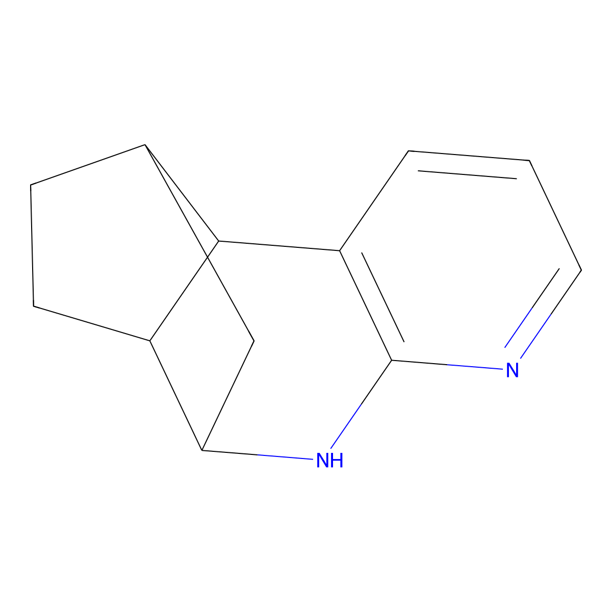 6,6A,7,8,9,9A-Hexahydro-5H-6,9-methanocyclopenta[C][1,8]naphthyridine molecular structure, CAS 2254248-15-0