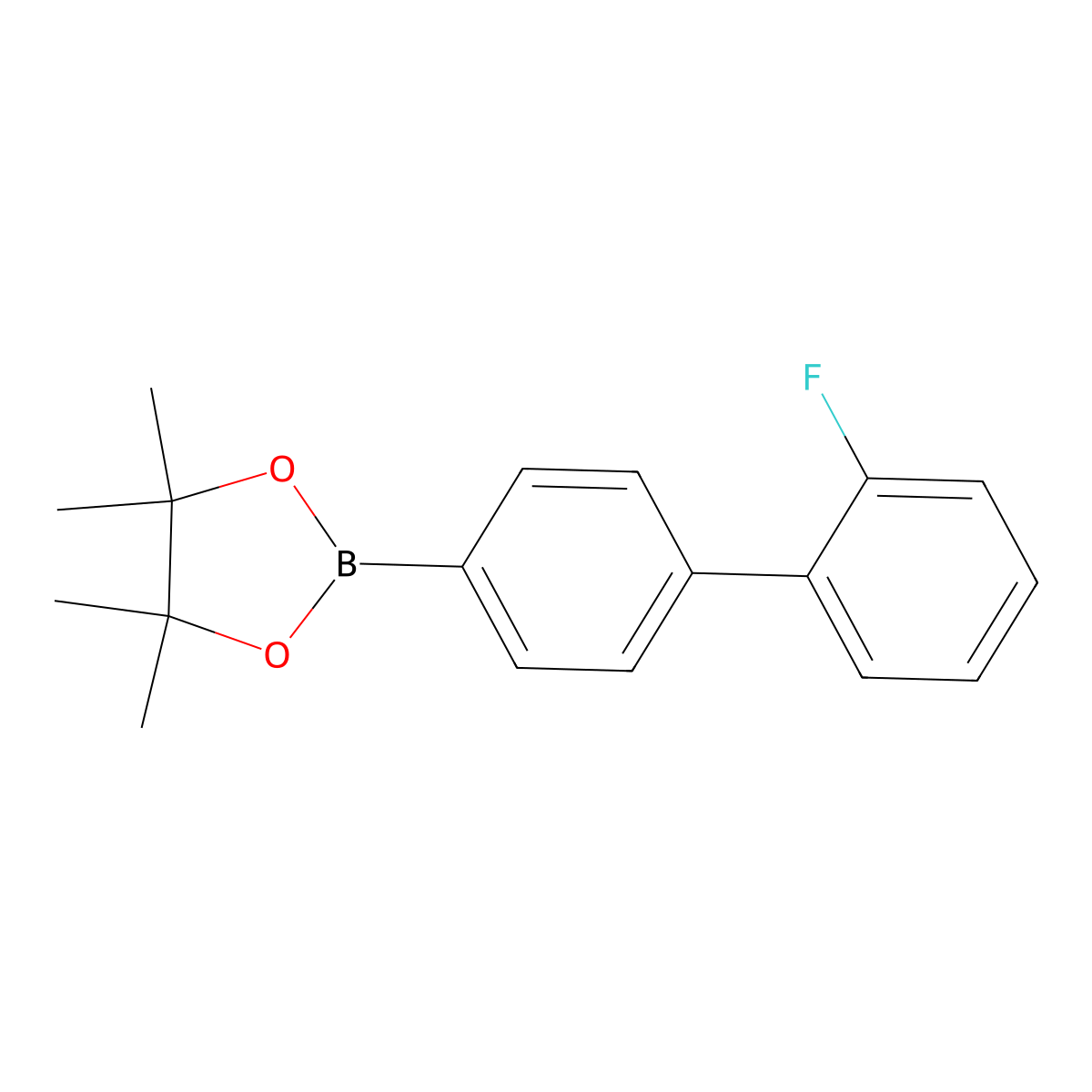 (2'-Fluoro-4-biphenylyl)boronicAcidPinacolEster molecular structure, CAS 2254446-17-6