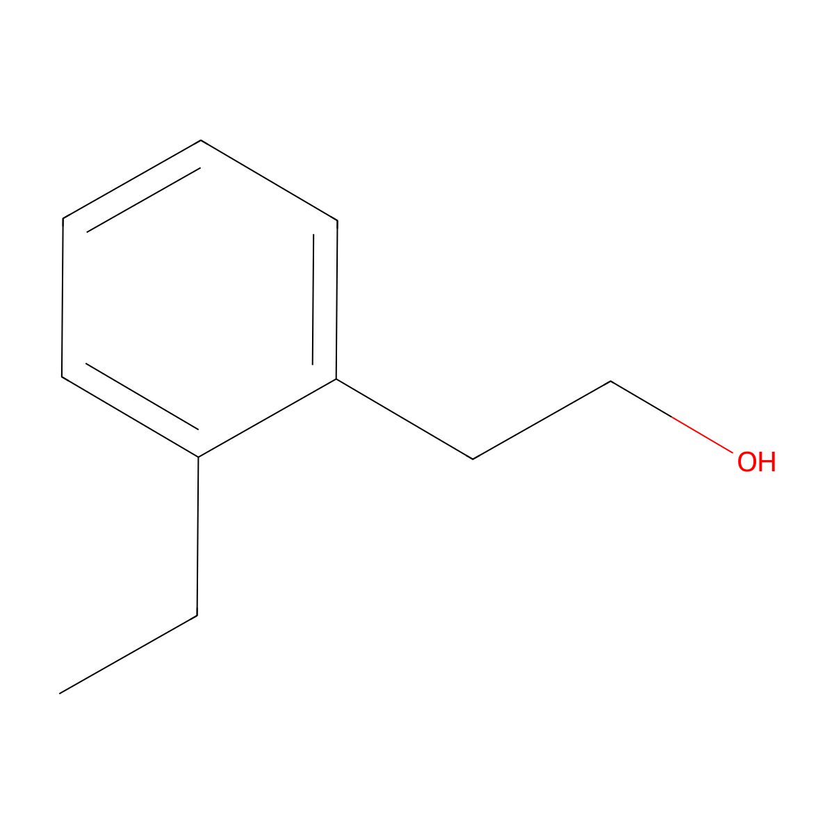 2-(2-Ethylphenyl)ethanol molecular structure, CAS 22545-12-6