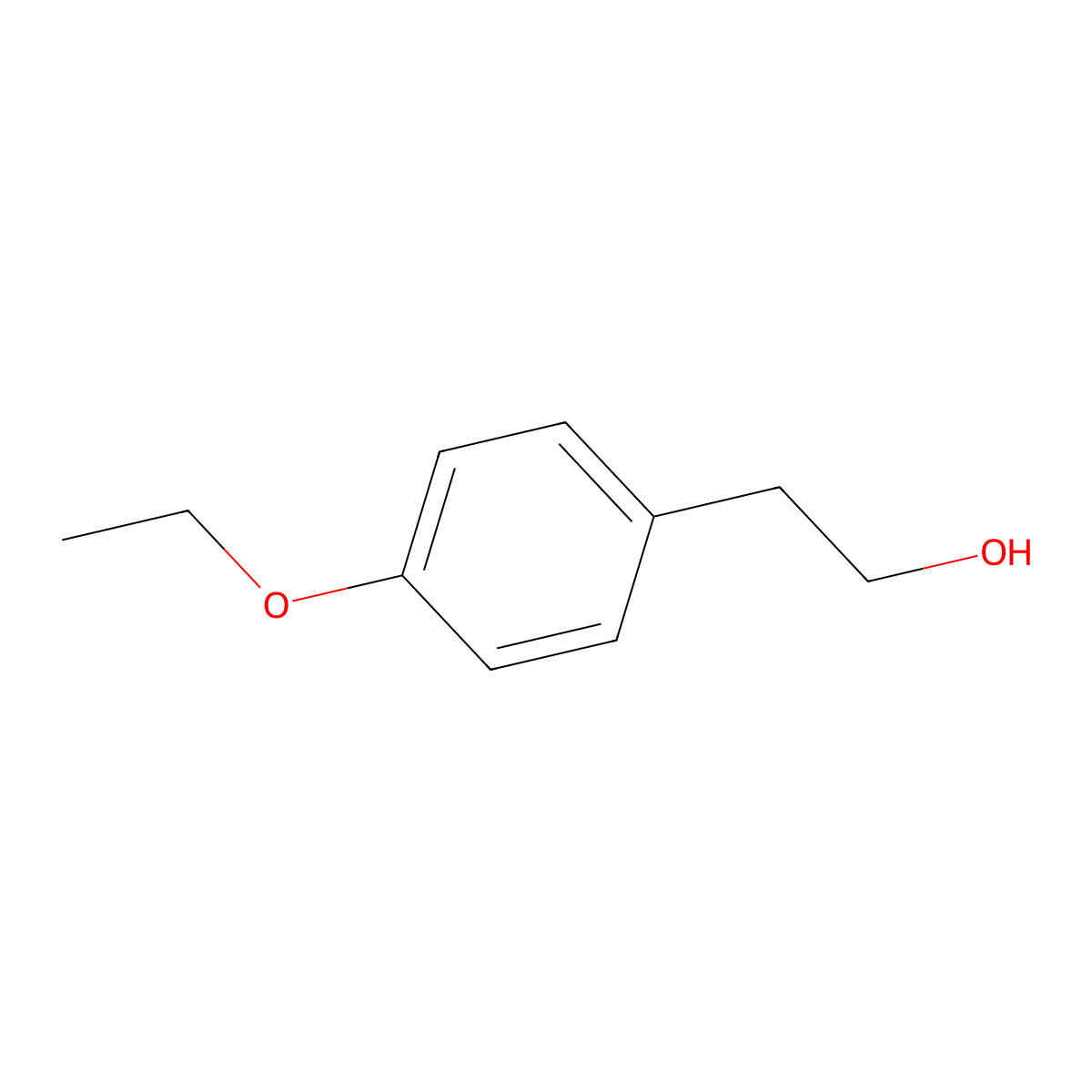 2-(4-Ethoxyphenyl)ethanol molecular structure, CAS 22545-15-9