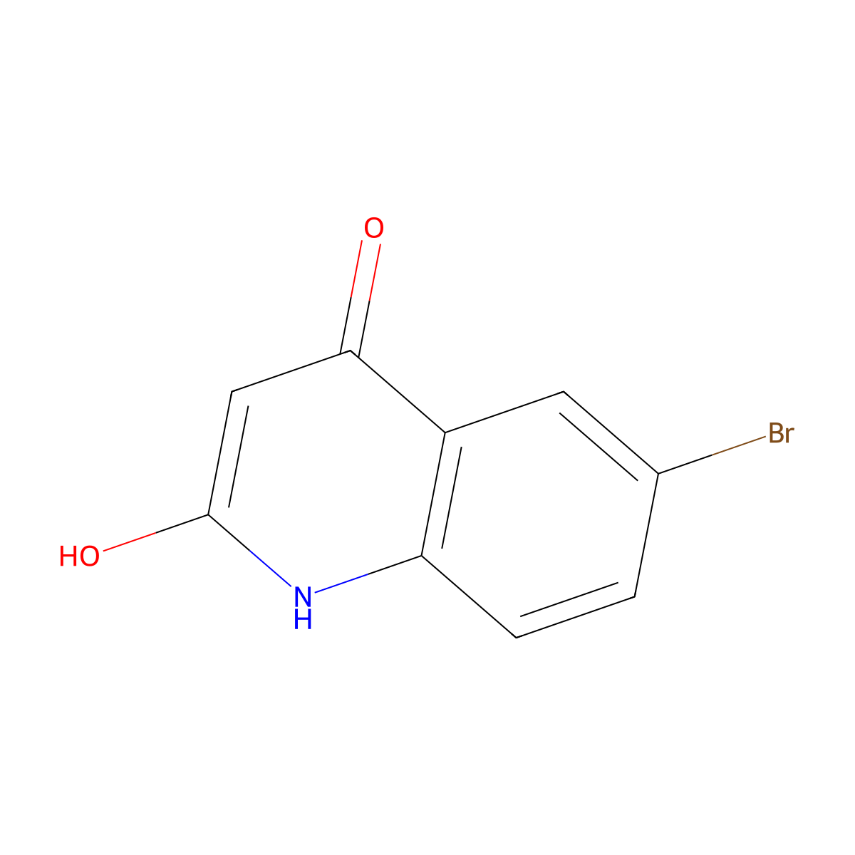 6-bromo-2-hydroxy-1H-quinolin-4-one molecular structure, CAS 2254506-51-7