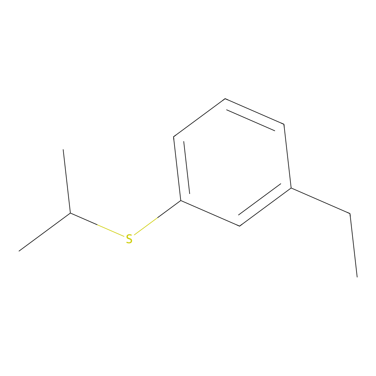 iso-Propyl(3-ethylphenyl)sulfide molecular structure, CAS 2254572-95-5