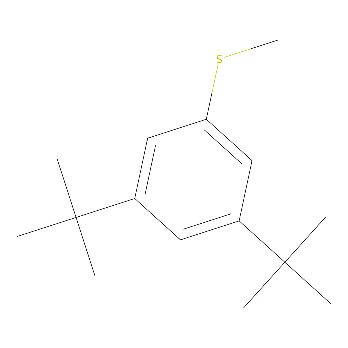 (3,5-Di-tert-butylphenyl)(methyl)sulfane molecular structure, CAS 2254573-64-1
