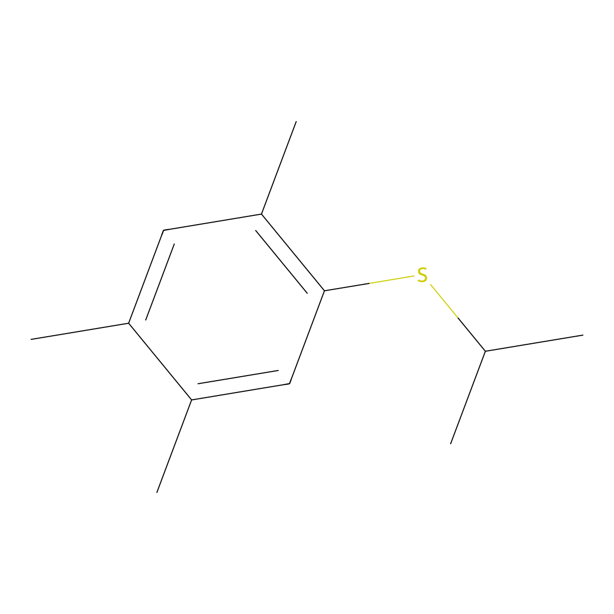 iso-Propyl(2,4,5-trimethylphenyl)sulfide molecular structure, CAS 2254575-30-7