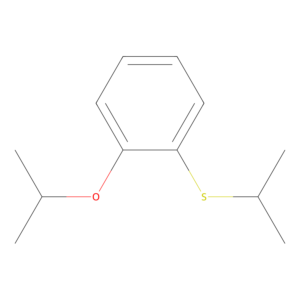 1-(1-Methylethoxy)-2-[(1-methylethyl)thio]benzene molecular structure, CAS 2254577-33-6