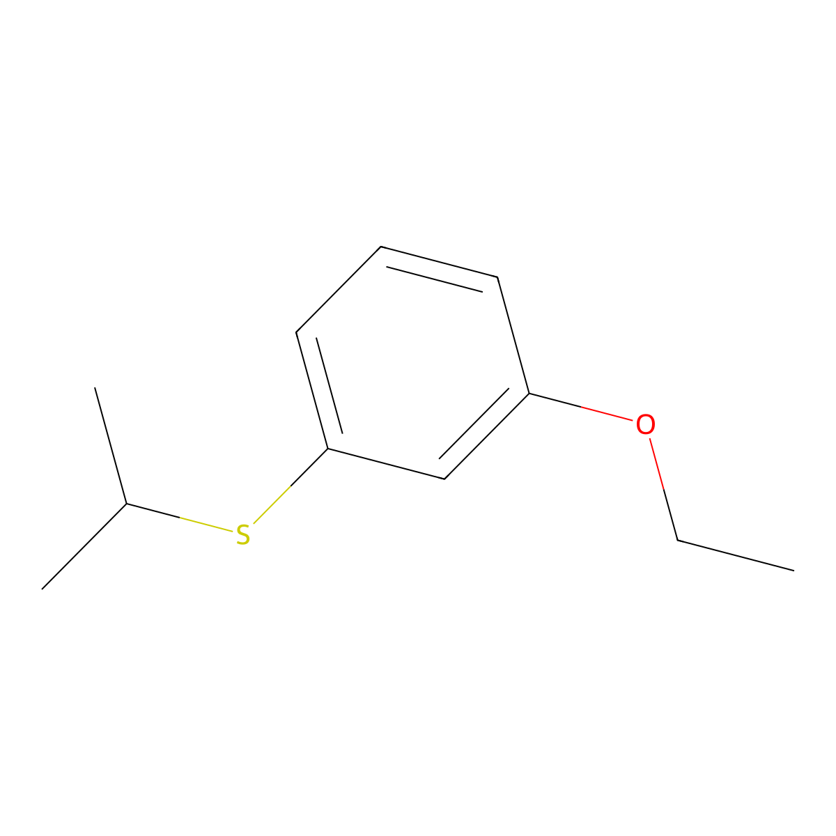 iso-Propyl(3-ethoxyphenyl)sulfide molecular structure, CAS 2254577-91-6