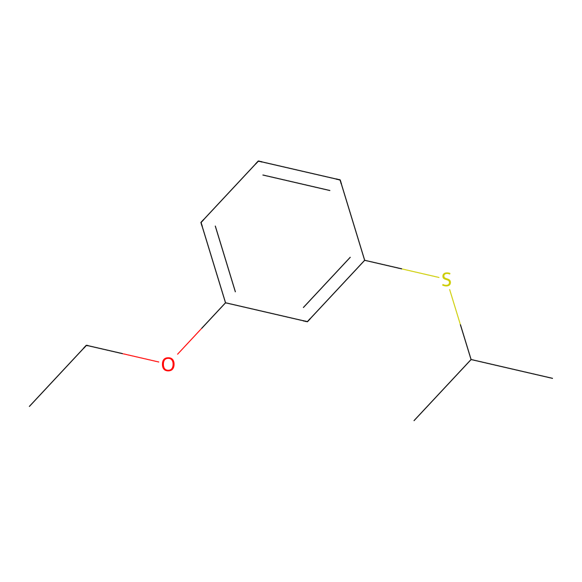 iso-Propyl(3-ethoxyphenyl)sulfide molecular structure, CAS 2254577-91-6