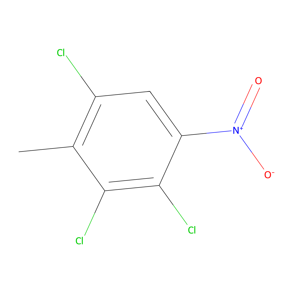 1,3,4-Trichloro-2-methyl-5-nitrobenzene molecular structure, CAS 22548-85-2
