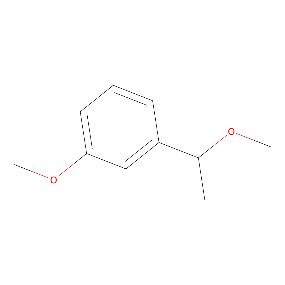 1-Methoxy-3-(1-methoxyethyl)benzene molecular structure, CAS 225504-17-6